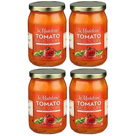 La Madeleine Tomato Basil Soup 15.5oz Glass Jar (Pack of 4) (Original)