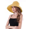 AIDIER Women's 2-in-1 Extra Wide Brim Summer Hat Foldable Floppy