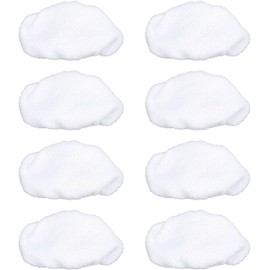 Fockety 8 Piezas de Almohadillas para mopa a Vapor para Limpiador a Vapor de Mano, paños de Microfibra Reutilizables y Lavables universales, Almohadillas de Repuesto para mopa a Vapor