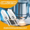 SANJOON 6V 20W G4 Bi-Pin Halogen Bulbs for Microscopes,Replacement Light