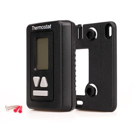 DEENGK RV Thermostat 94303382 12v,9430,replacement black Digital RV Thermostat Hot/cool compatible Machine 9430-338