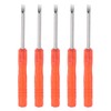 sourcing map Mini Slotted Screwdriver 3 mm Flat Head for