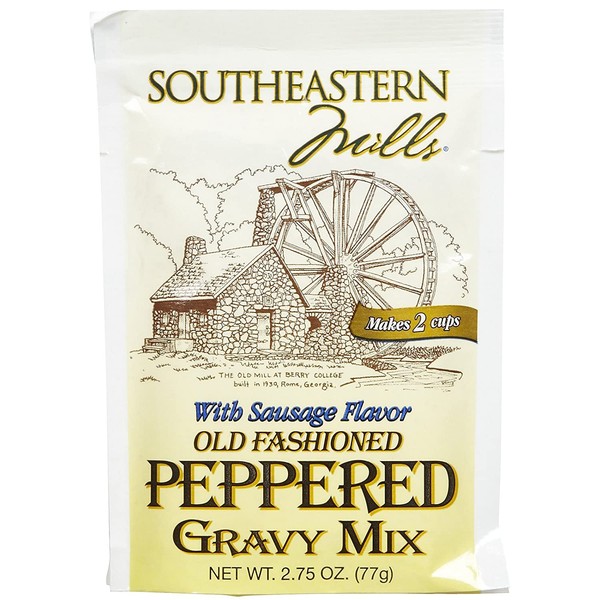 Southeastern Mills Old Fashioned Peppered Gravy Mix with Sausage Flavor, 2.75 OZ