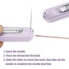 2pcs 2 in 1 Needle Threader Seam Ripper, Threading and