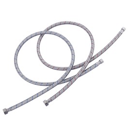 iVIGA 48-Inch Faucet Supply Lines: Braided Stainless Steel Flexible Faucet Hose Connector - 3/8" Compression x 1/2" FIP Water Supply Lines for Kitchen Bathroom Sink Faucet 2pcs