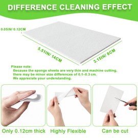 48 Pads Magic Sponge Eraser Sheets, Super Thin 0.12cm Melamine Sponge Sheet