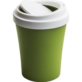 Query 5217043GR Interior Trash Can Dust Box with Lid, Small, Tabletop, Small Items, 6.3 fl oz (2 L), Coffee Bottle, Green, 6.3 x 8.3 inches (16 x 21 cm)