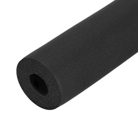 QUARKZMAN Pipe Insulation Foam 19 mm ID 45 mm OD 1 m Long Non-Slip Foam Hose for Grip Support Cover Bicycle Grips Pipe Insulation Handlebar Grips Heating, Black