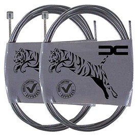 Cyclingcolors 2 x 2700 mm High Quality Steel Bicycle MTB City Road Gear Cable