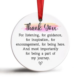 Thank You Gifts Christmas Ornament - Appreciation Gift for Teachers, Nurses, Staff