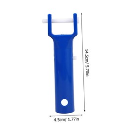 CAXUSD 5Pcs Pool Vacuum Handle Replacement V Shaped Clip Connector for Manual Swimming Pool Cleaning Durable Suction Head Grip for Efficient Leaf Removal and Versatile Use Spas