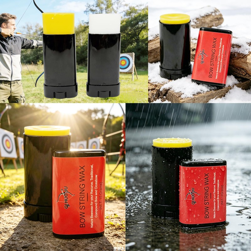 - QI HUO JU - Archery Bowstring Wax Protective Waterproof