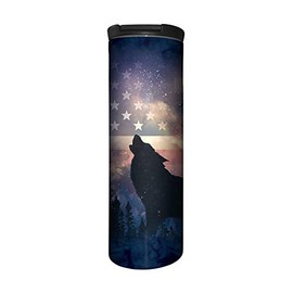The Mountain Patriotic Howl Wolf 50cl (17oz) Animal Barista Tumbler
