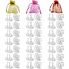 21 Pairs Clear Heel Stoppers, Grass High Heel Protectors for