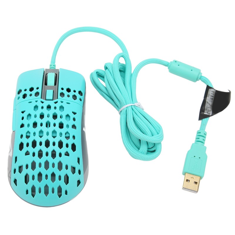 Mouse Adjustable DPI Speed RGB Backlight Ergonomic Beehive Shell Lightweight