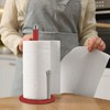 Relaxdays Standing Kitchen Roll Holder, Metal Roll Holder with Roll