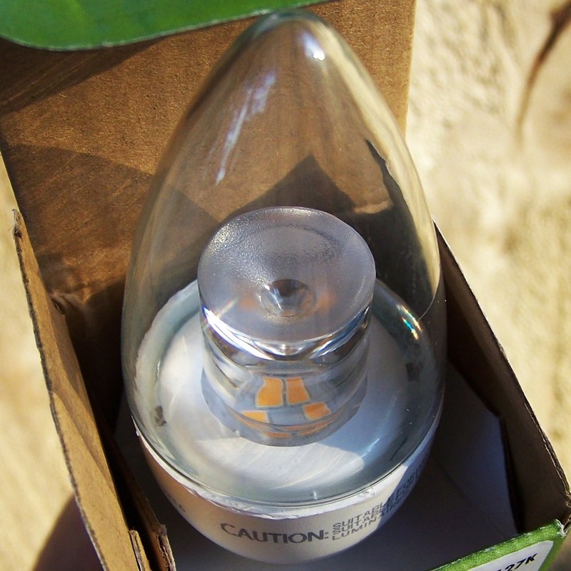 (Case of 6) TCP LED5E12B1127K 5-Watt LED E12 Chandelier Base