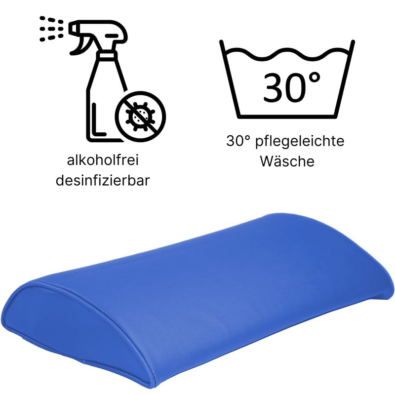 ATC Handels GmbH Lumbar Cushion with Faux Leather Cover 37