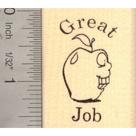 Great Job Teacher Rubber Stamp