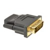 DVI-D 24+1 Female to HDMI Socket Adapter Converter Joiner GOLD