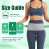 Sacroiliac Support Belt - 90cm Adjustable Back Support Belt (Green)