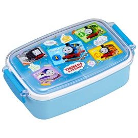 OSK PL-1R Thomas & Friends Lunch Box, Blue, Dishwasher Safe, Microwave Safe, Includes Dividers