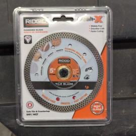 RIDGID New Rigid  5"  Tile Blade Dry/Wet Diamond Blade   Mesh-X  HD-CM50P