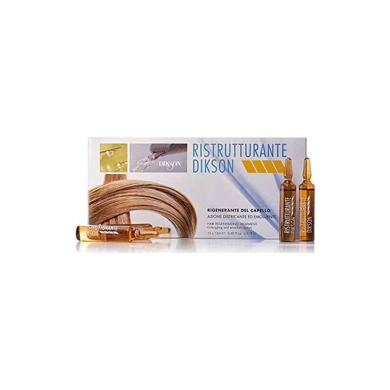Tratamiento reestructurante para cabello Dikson Muster 12077002 – 12 ampollas