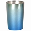 T09-CK02NC Titanium Double Tumbler, Crystalline Corrosion, Blue, 9.1 fl oz