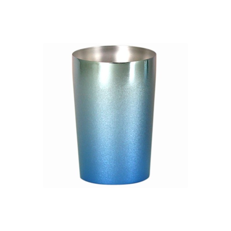 T09-CK02NC Titanium Double Tumbler, Crystalline Corrosion, Blue, 9.1 fl oz