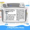MoKo Magnifying Glass for Reading, Rechargeable 5/20/45X Full Page Book