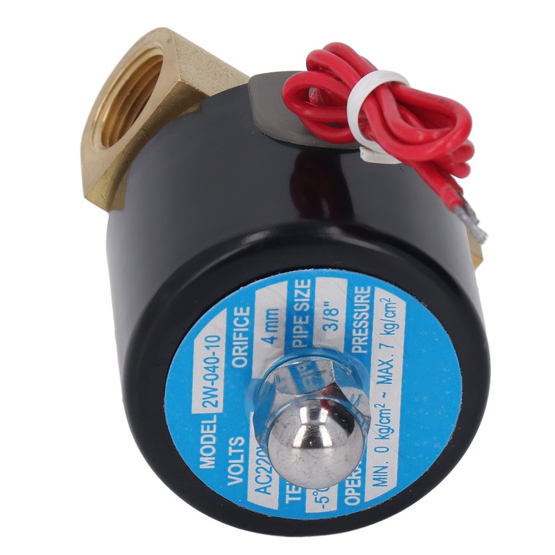 Brass Electric Solenoid Valve Female Thread 1 Way Flowing Normally