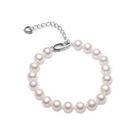 AINUOSHI Women's Bracelet Pearl Bracelet Freshwater Pearl Bracelet Jewellery Gifts for Women Mum Girlfriend Christmas Mother's Day, 2017