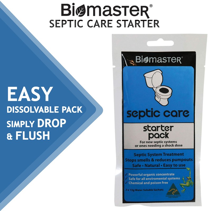 Septic Care Starter Pack - Tank Treatment - 2 Sachets