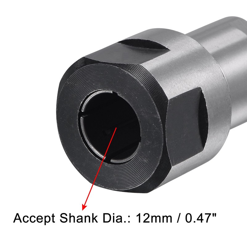 sourcing map Router Collet Extension Rod Converter Adapter 8mm to