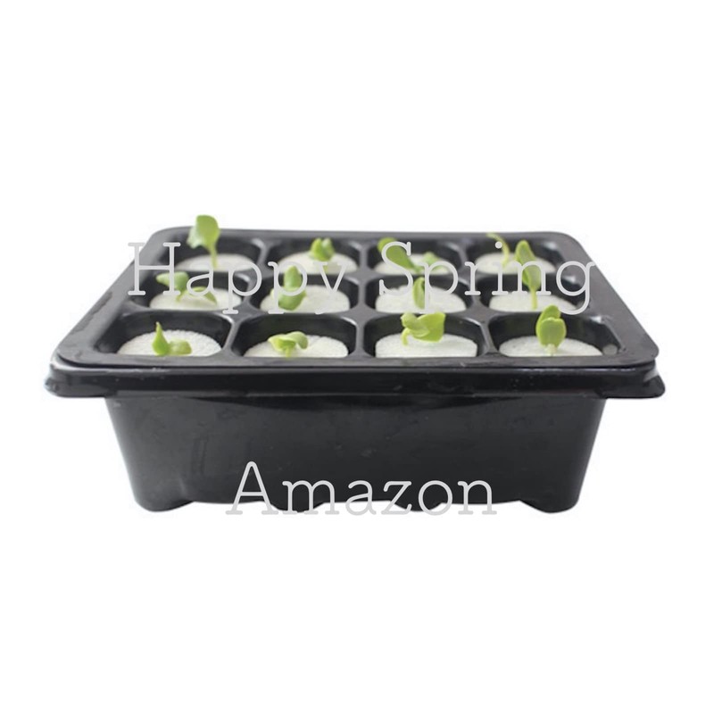 Happy Spring Hydroponic Cultivation Seedling Box, 12 Holes, Plastic Set