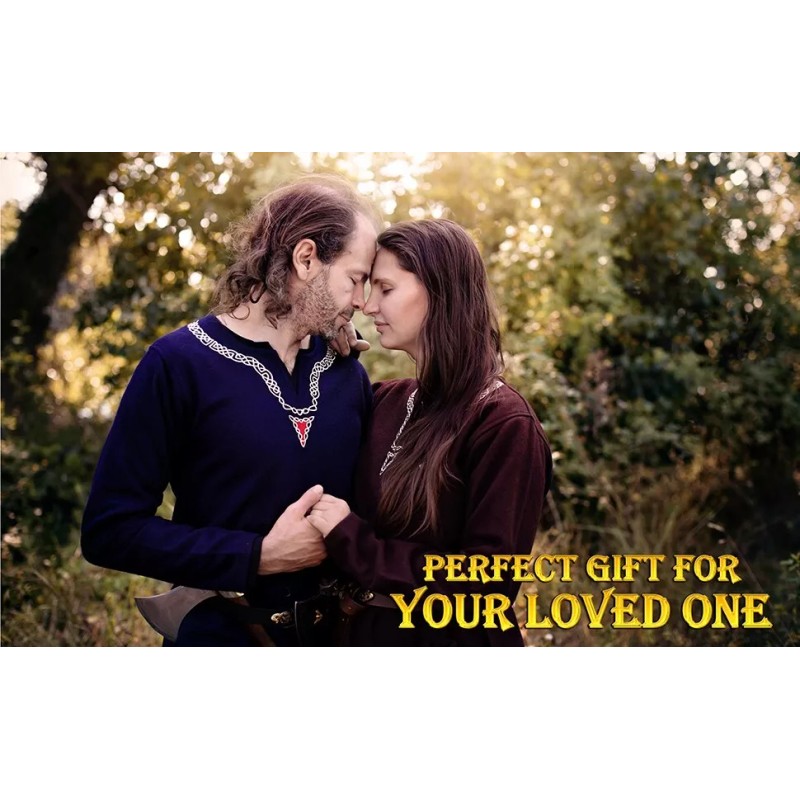 Mythrojan Medieval Belt Pouch Renaissance Drawstring Woolen Waist Bag Costume