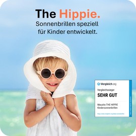 Mausito Baby Sunglasses 6-24 Months Girls Comparison Winner Children's Sunglasses 100% UV Protection Flexible Non-Toxic Sunglasses Children with Strap European Design Made for Children, pink