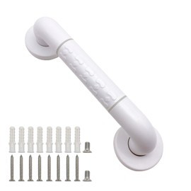 Bathroom Grab Rail with Anti-Slip Grip and Luminous Circles Bath Grab Handle Shower Grab Rail Safety Handle for Kids, Elderly, Disabled, 30cm