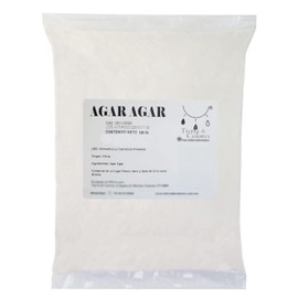 Tierra de Colores - Agar-Agar puro En Polvo 100 gr Agar agar o Carragenina Alimenticia gelificante
