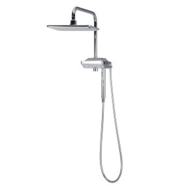 PULSE Showerspas 1054-CH System with 11" Rain Showerhead, Air-Infused AquaPower Sprays and Magnet Attached 3-Function Hand Shower, Polished Chrome Finish showerspa