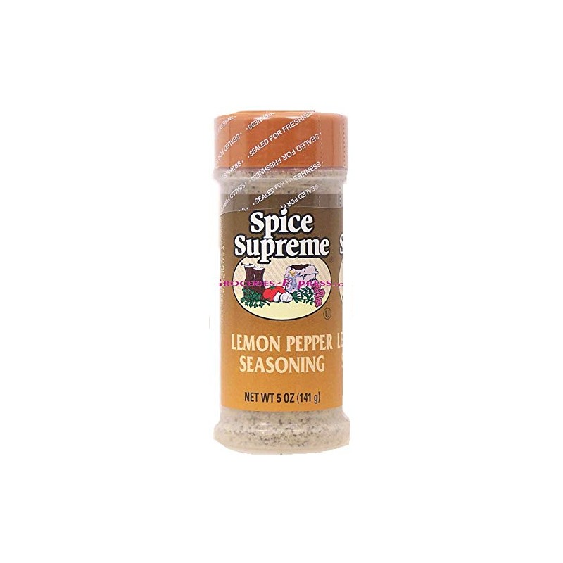 Spice Supreme Spice Supreme Lemon Pepper Seasoning- Case of 12