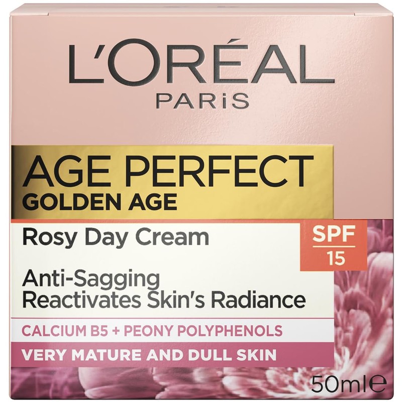 L'Oreal Paris Day Cream, with SPF15, Radiant Rosy Skin, for