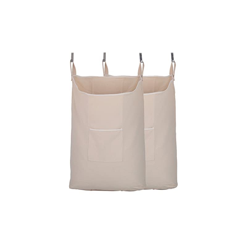 GORISEN 2 pack Laundry Collector, Laundry Hamper, Door Hanging Laundry