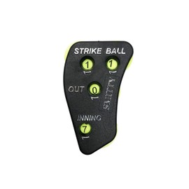 Smitty | ACS703 | 4 Way Dial Umpire Indicator | Baseball | Black | Optic Numbers | Umpire's Choice!