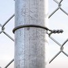 2-3/8" 9 Gauge Preformed Chain Link Fence Twist Tie Wire