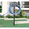 Kingson Heavy-Duty Metal Garden Hose Holder - Detachable & Freestanding