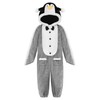 ReliBeauty Penguin Costume for Kids Animal Onesies Sleepwear, 4T-4/110 Red