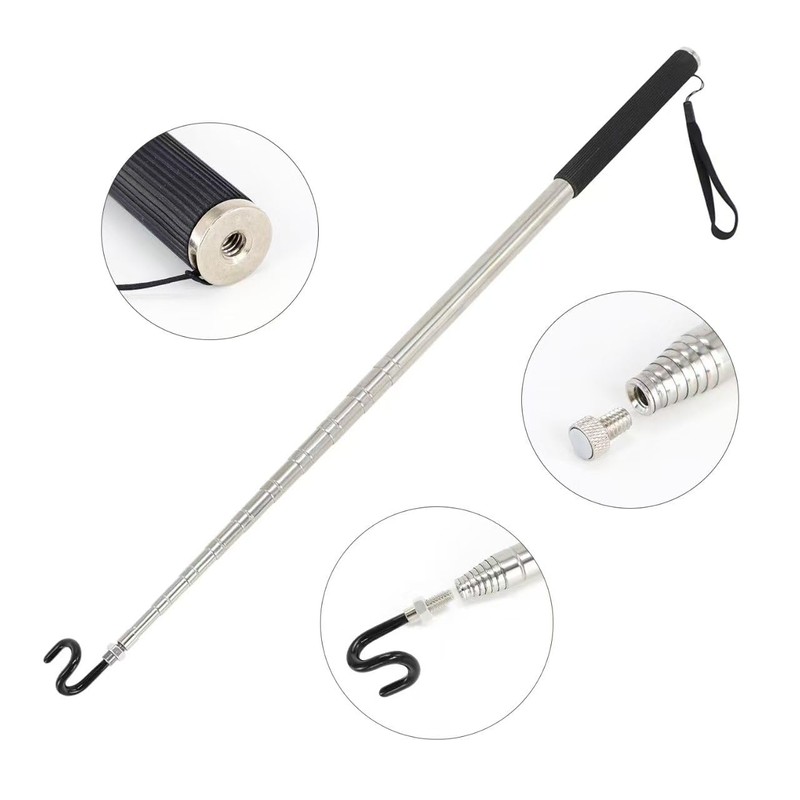 StartFine Pickup Grabber Telescopic Magnetic Pickup Tool with Hook Pick-Up