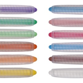 12 Stück Kreide für Tafel Abwaschbar, Staubfreie Kreide mit Verstellbarem Kreidehalter, Tafelkreide Bunt für Kinder, für Schule, Büro,Studium, Handwerk, Zeichnen, für Blackboard Zeichnung Schreiben